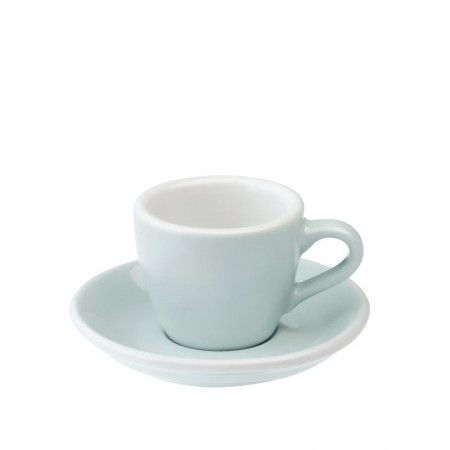 Tasse à Espresso avec soucoupe "Egg River" 80 ml de la marque LOVERAMICS - Plaine d'Arômes