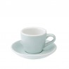 Tasse à Espresso avec soucoupe "Egg River" 80 ml de la marque LOVERAMICS - Plaine d'Arômes