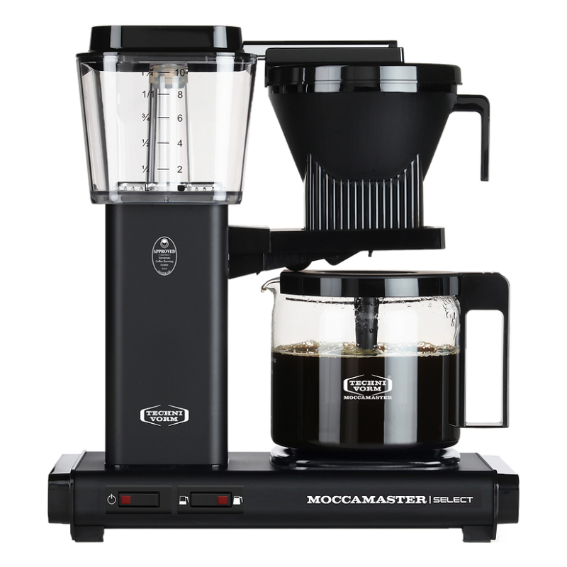 MOCCAMASTER - Cafetière Filtre KBG Select Noir Mat | Plaine d'Arômes