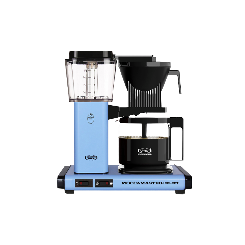 MOCCAMASTER - Cafetière Filtre KBG Select Bleu Pastel | Plaine d'Arômes MOCCAMASTER - Cafetière Filtre KBG Select Bleu Pastel | Plaine d'Arômes