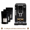 DeLonghi DINAMICA Expresso broyeur FEB3515.B - 8x250g de café offert - Plaine d'Arômes