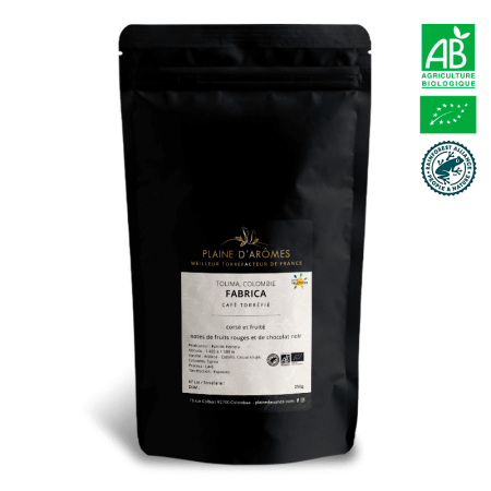 Café Colombie FABRICA Bio 250g  Expresso de Plaine d'Arômes