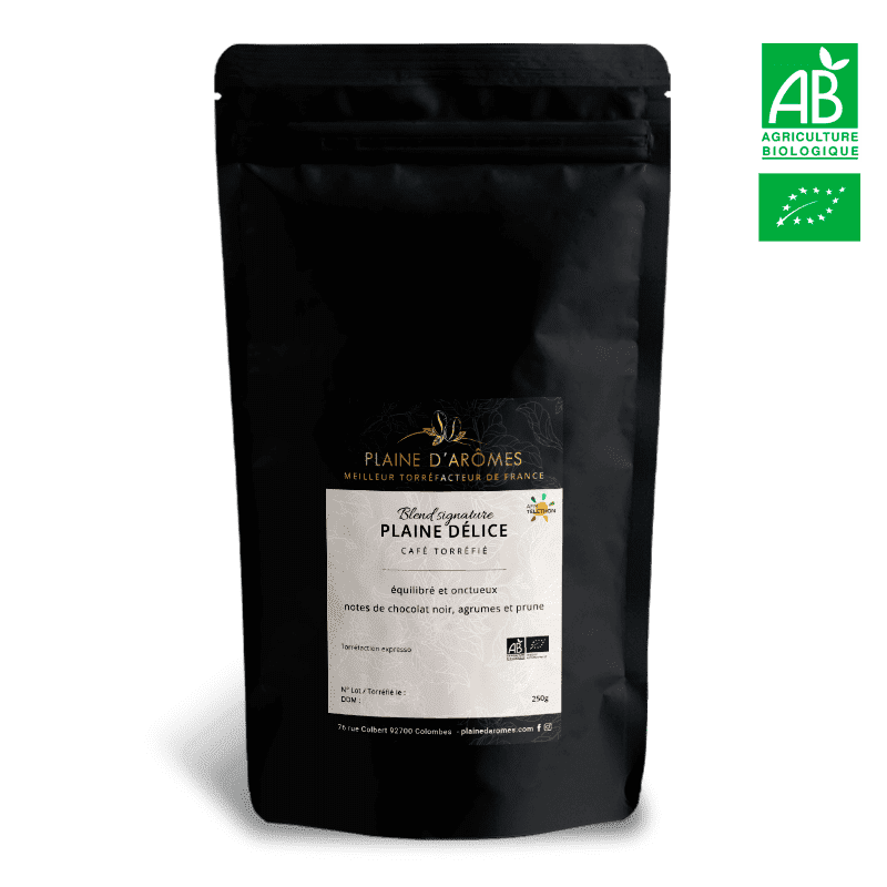 Café PLAINE DÉLICE Bio 250g Expresso de Plaine d'Arômes