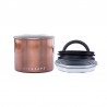 Boite de conservation inox ouvert Mocha-Z 250g - AIRSCAPE de Plaine d'Arômes