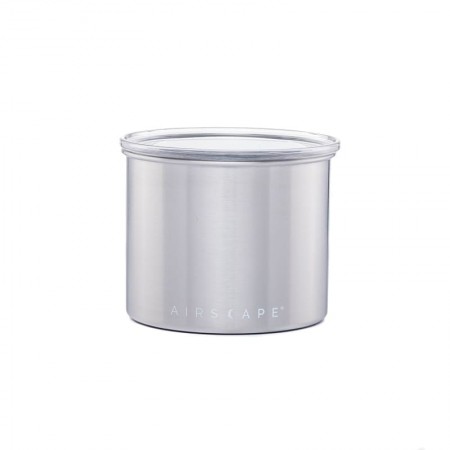 Boite de conservation inox fermé Silver 250g - AIRSCAPE de Plaine d'Arômes