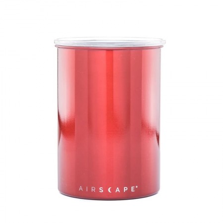 Boite de conservation inox fermé Rouge 500 g - AIRSCAPE de Plaine d'Arômes