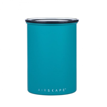 Boite de conservation inox fermé Turquoise mat 500g - AIRSCAPE de Plaine d'Arômes