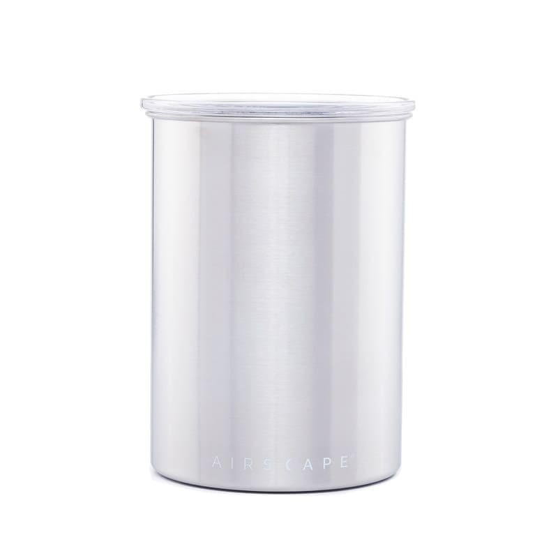 Boite de conservation inox fermé Silver 500g - AIRSCAPE de Plaine d'Arômes