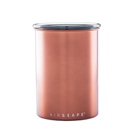 Boite de conservation inox fermé Mocha-Z 500g - AIRSCAPE de Plaine d'Arômes