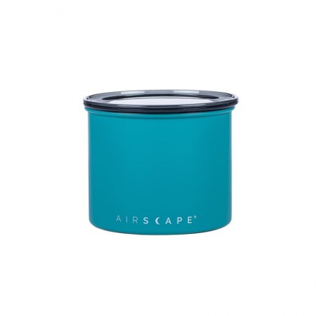 Boite de conservation inox fermé Turquoise mat 250g - AIRSCAPE de Plaine d'Arômes