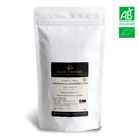 Paquet 250g de café Guatemala KEKCHI Bio pour la méthode expresso de la marque Plaine d'Arômes