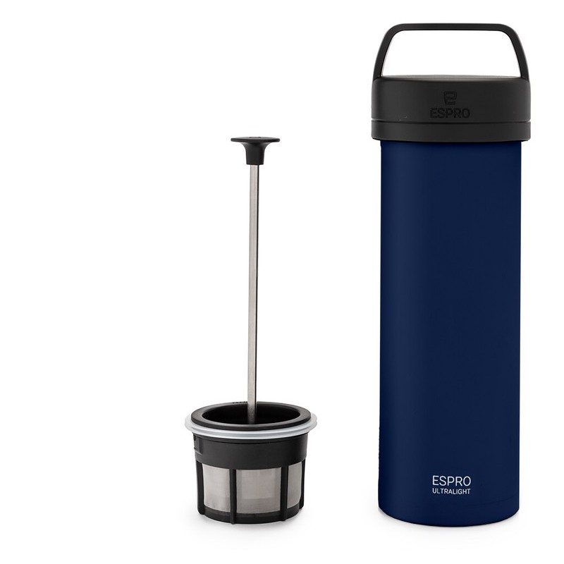 Cafetière piston nomade Travel Press Bleu - ESPRO