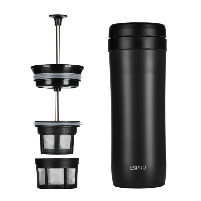 ESPRO - Cafetière piston nomade Travel Press Bleu | Plaine d'Arômes