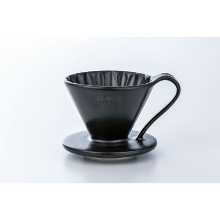 Arita Ware Dripper Fleur 1 Tasse Noir Mat - CAFEC