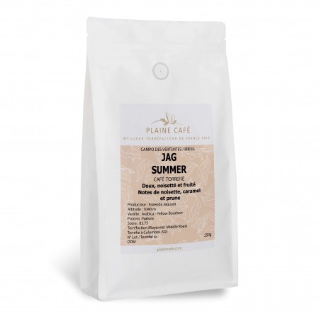 Paquet 250g de café Brésil JAG SUMMER pour la méthode expresso