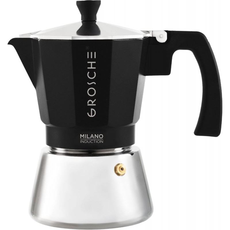CAFETIÈRE ITALIENNE 6 TASSES GROSCHE MILANO INDUCTION CAFETIÈRE ITALIENNE 6 TASSES GROSCHE MILANO INDUCTION