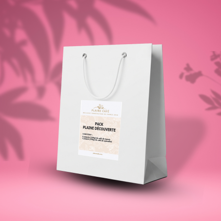 Coffret Café PLAINE DÉCOUVERTE - 7 paquets de 250g de cafés en grains ou moulu de Plaine d'Arômes