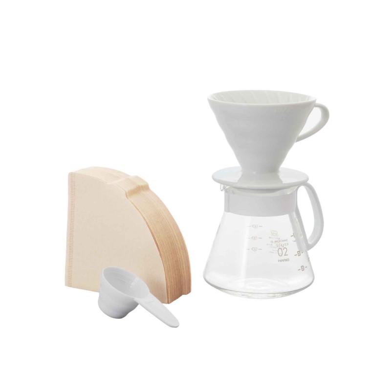 HARIO - Carafe 1 à 3 tasses pour Dripper V60 | Plaine d'Arômes