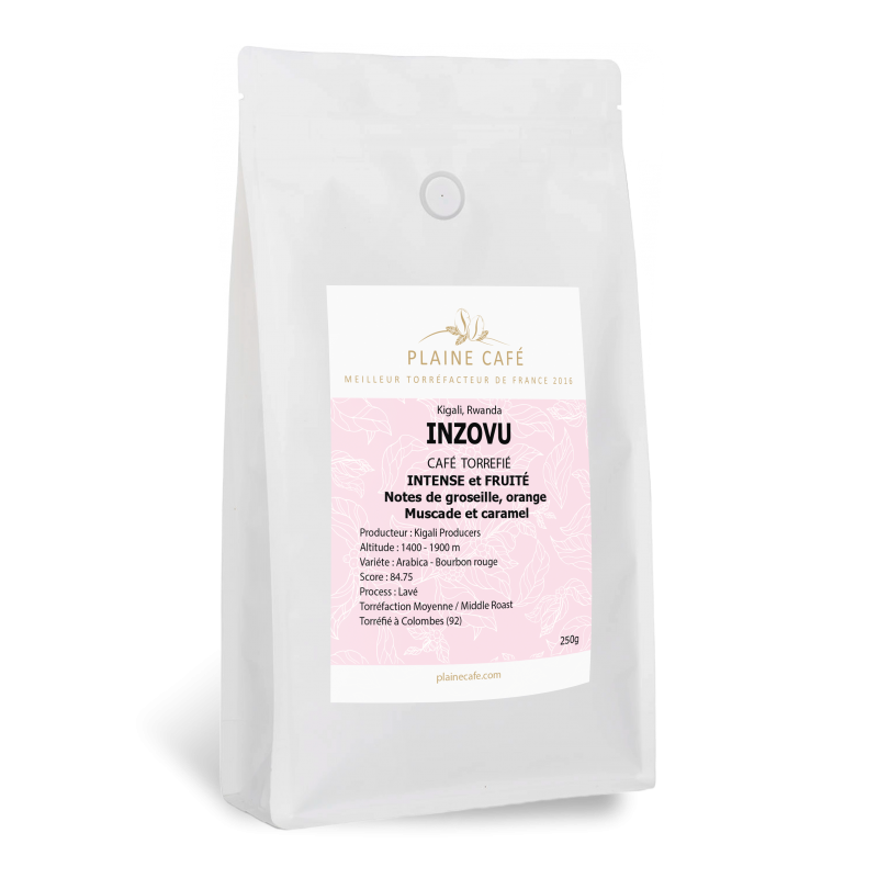 Café Rwanda - INZOVU | Torréfaction Plaine Café