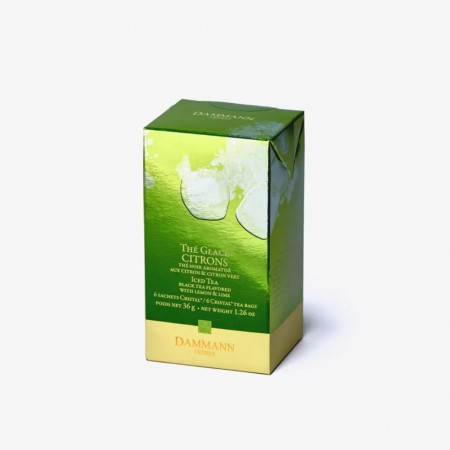 Boite de thé vert citrons de la marque Dammann Frères