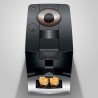 Machine espresso noire marque JURA vu de haut